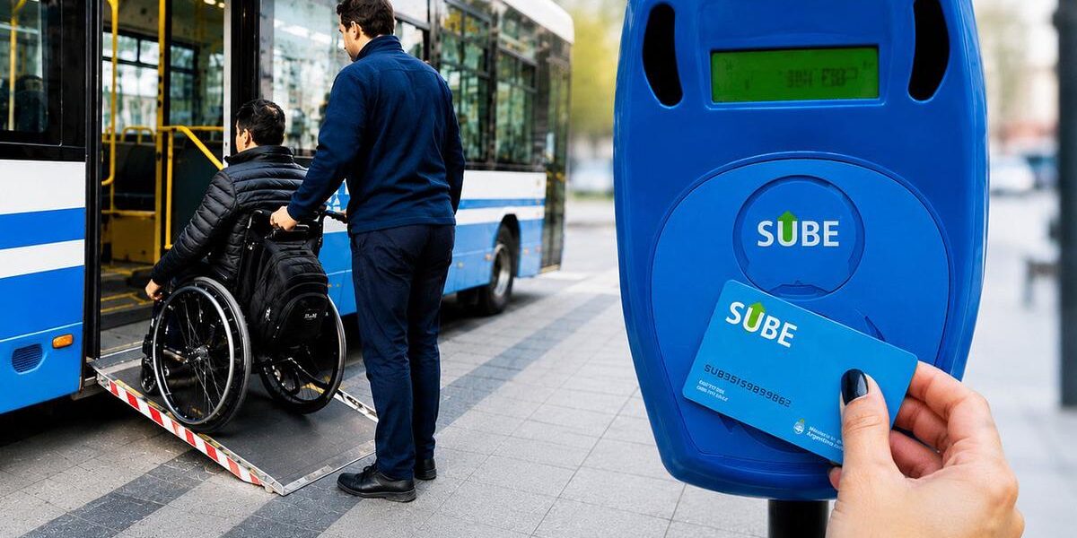 Las personas con discapacidad podrán viajar gratis con la SUBE: cómo activar el beneficio
