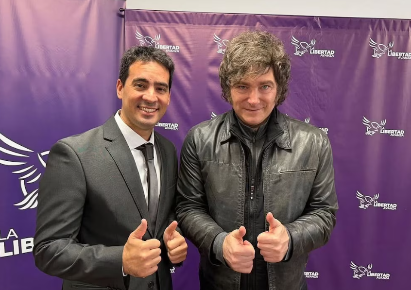 Javier Milei designó a Adrián Ravier como nuevo vocero presidencial