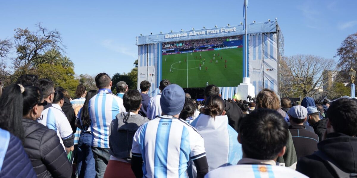 Más de 170 mil personas ya vivieron los Fan Fest de la Ciudad durante el Mundial